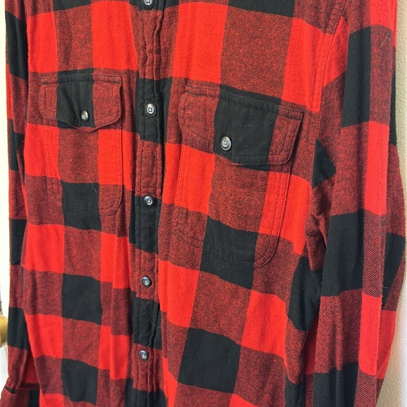 Sonoma Men’s Red/Black Plaid Button Down Shirt Size Small - Picture 2 of 5